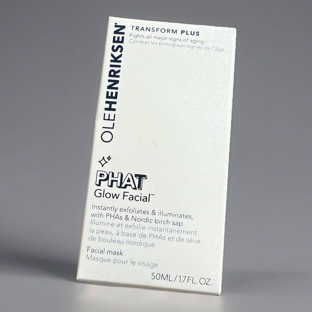 OLE Henriksen  PHAT Glow Facial™ Transform‎ Plus Mask 1.7 oz/ 50 mL Full Sz $52